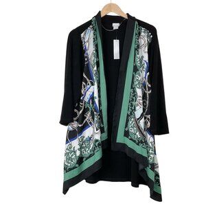 Chico's Traveler's Scarf Front Cardigan Jacket Size 3 (XL)